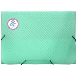 Pasta Sanfonada A4 com 12 Divisões Verde Pastel 811PP-VD DAC