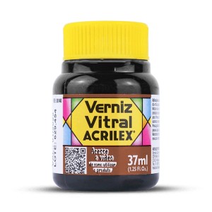 Verniz Vitral 37ml - Siena Natural / Fumê 539 Acrilex