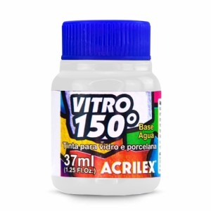 Tinta Vitro 150º 37ml - Branco 519 Acrilex