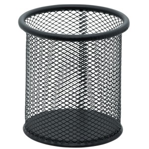 Porta Caneta Aramado Redondo - Preto BRW