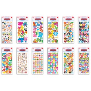 Cartela de Adesivos - Animais Kids Make+