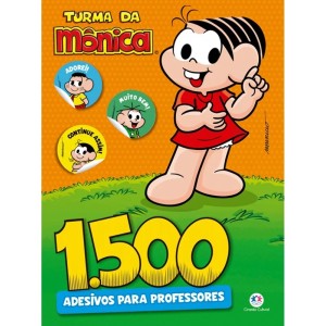 Livro 1500 Adesivos para Professores - Turma da Mônica Ciranda Cultural