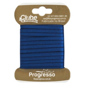 Fita de Cetim n.0 0215 - Azul Marinho Progresso