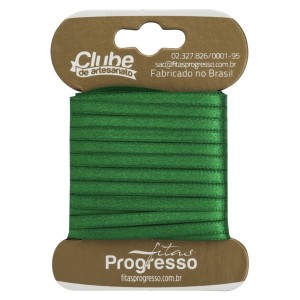 Fita de Cetim n.0 0217 - Verde Bandeira Progresso