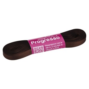 Fita de Cetim n.1 0340 - Marrom Café Progresso