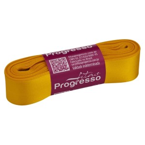 Fita de Cetim n.5 0038 - Amarelo Ouro Progresso