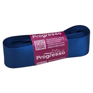 Fita de Cetim n.7 0276 - Azul Pavão Progresso