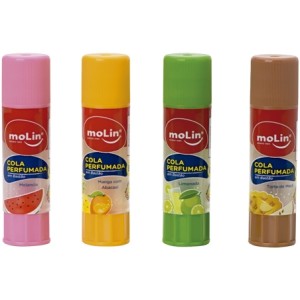 Cola em Bastão 8g Escolar Perfumada Molin