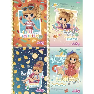 Caderno 15 Matérias Judy 240fls Foroni