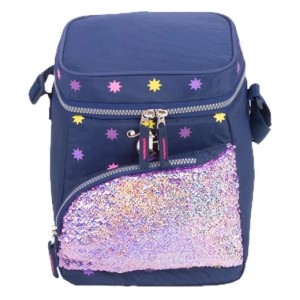 Lancheira Grande Capricho Estrelas Azul 075988-04 Sestini