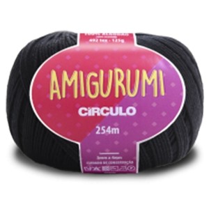 Linha Amigurumi 8990 - Preto Circulo