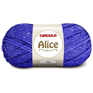 Lã Alice 0512 - Azul Bic 100g Circulo