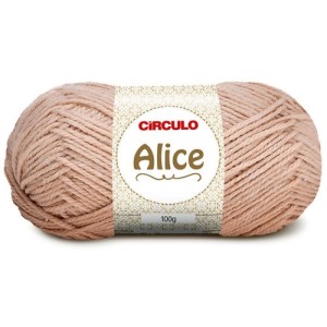 Lã Alice 0766 - Amêndoa 100g Circulo