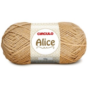 Lã Alice 7657 - Avelã 100g Circulo