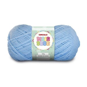 Lã Mais Bebê 2253 - Azul Candy 100g Circulo
