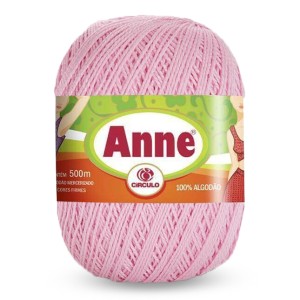 Linha Anne 3077 - Rosa Bebê Circulo