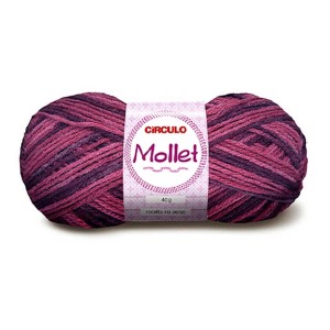 Lã Mollet 40g 9213 - Malbec Circulo