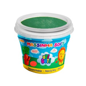 Massa de Modelar 140g - Verde Escuro Uti Guti