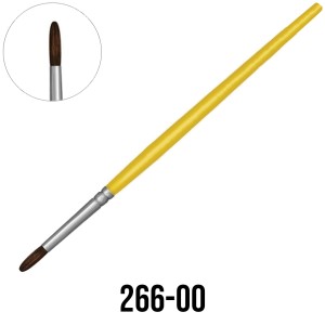 Pincel Redondo N.0 Amarelo 266-00 Tigre