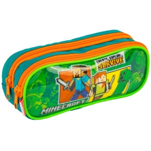 Estojo Duplo - Minecraft M Survive 066172-00 Sestini
