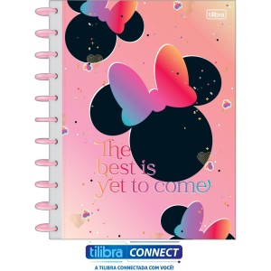 Caderno Tilidisco 10 Matérias Minnie 160fls Tilibra Connect