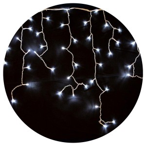 Cascata 400 LEDs Branco Frio 10 Metros 101011 Chibrali
