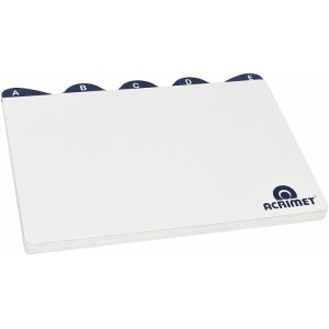 Índice A-Z para Fichas 7X10 Acrimet
