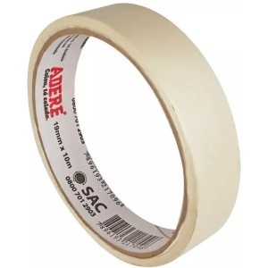 Fita Crepe Branca 19mm x 10m Adere