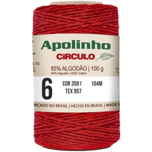 Barbante Apolinho n.6 3581 - Pimenta Circulo