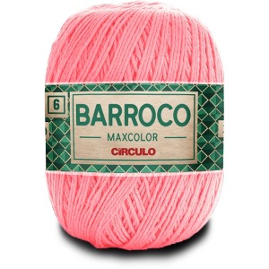 Barbante Barroco MaxColor n.6 400g 3526 - Rosa Candy Circulo