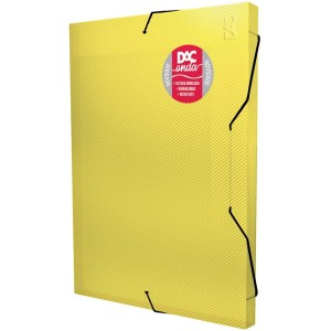 Pasta com Elástico 40mm Onda Amarela 404PP-AM DAC