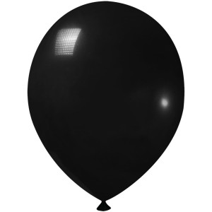 Balão 9 - Preto c/50 Balões Joy