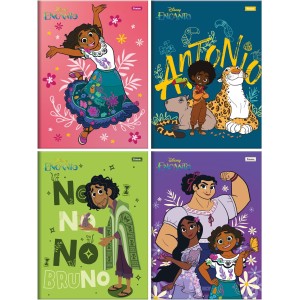 Caderno Brochura 1/4 Encanto 80fls Foroni