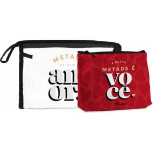 Necessaire - Metade de Mim é Você Brasfoot