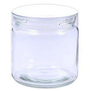 Pote de Vidro Redondo 500ml - Magnific com Tampa Plástica Le Bianco