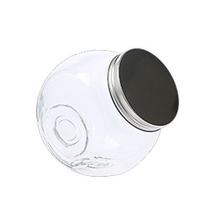 Pote de Vidro Baleiro 450ml - Candy com Tampa de Ferro Le Bianco