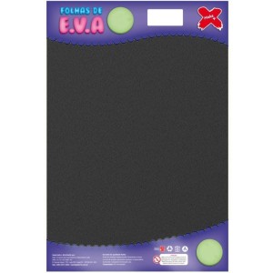 Placa de EVA Liso 40x60cm - Preto c/10