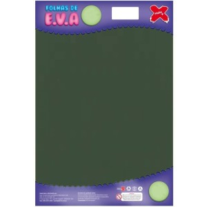 Placa de EVA Liso 40x60cm - Verde Musgo c/10