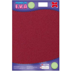 Placa de EVA Liso 40x60cm - Vermelho Carmim c/10