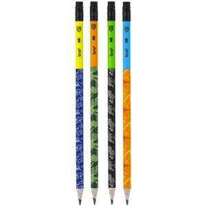 Lápis Preto N2 Raptors Dinossauro HB BRW