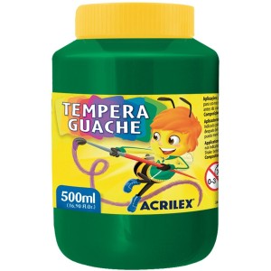 Tempera Guache 500ml - Verde Bandeira 511 Acrilex