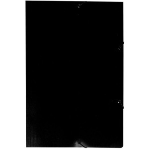 Pasta com Elástico Papelão Preta 0199.P Dello