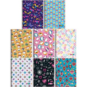 Caderno 10 Matérias Pop Collection 200 Folhas Foroni