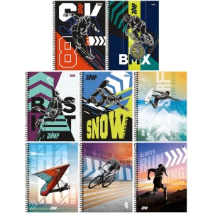 Caderno 20 Matérias Jump 400fls Foroni