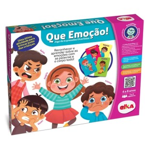 Que Emoção! Jogo de Expressões Divertidas 1245 Elka Brinquedos