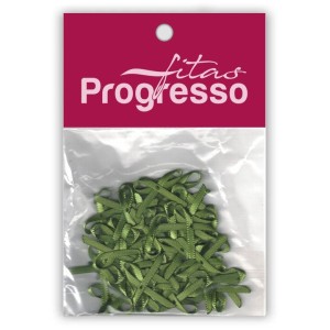 Laço de Cetim 4mm - Verde Militar c/50 Progresso