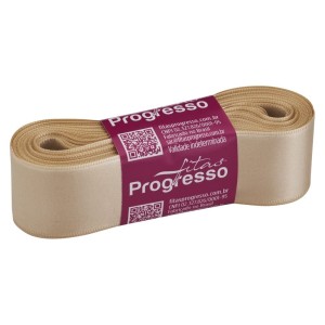 Fita de Cetim n.7 0236 - Bege Progresso