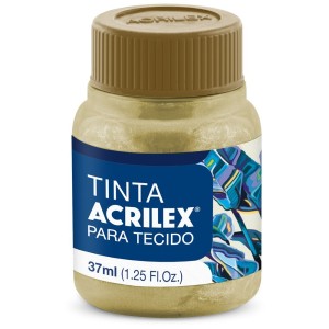 Tinta para Tecido Metálica 37ml - Marfim 529 Acrilex