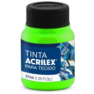 Tinta para Tecido Neon 37ml - Verde 101 Acrilex