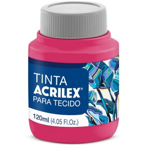 Tinta para Tecido 120ml - Rosa Escuro 542 Acrilex